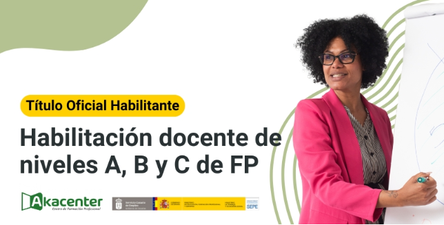 24-35/009908 HABILITACIÓN PARA LA DOCENCIA EN GRADOS A, B Y C DEL SISTEMA DE FORMACIÓN PROFESIONAL